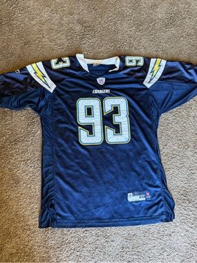 San Diego Chargers #69 Navy Football Jersey